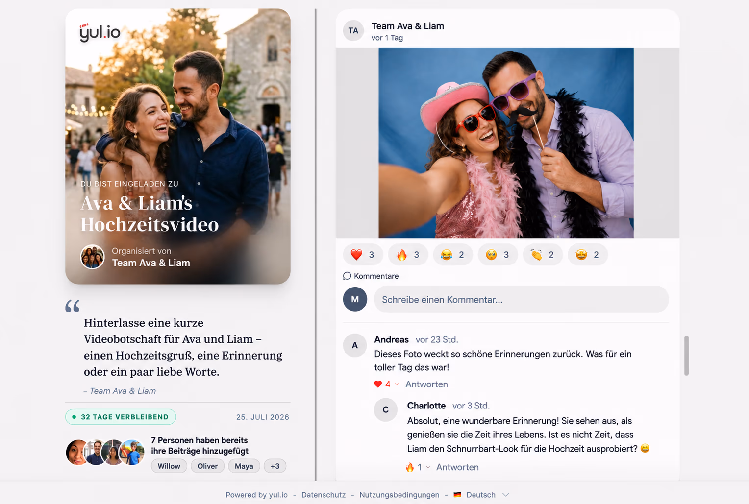 yul.io Community-Bereich, Bildschirmfoto 3