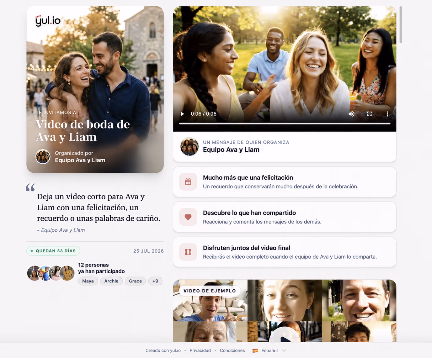 yul.io: Invitar es fácil, captura 4